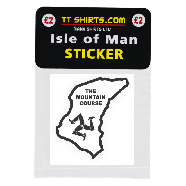 BLACK - MOUNTAIN COURSE STICKER MG 226